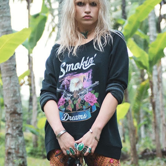 Spell Smokin' Dreams Sloppy Joe Sweater Tee Jumper smoking XS sweatshirt designs - Picture 8 of 16